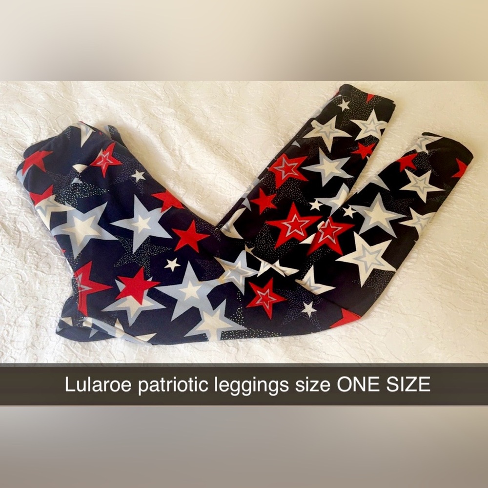 LuLaRoe Patriotic Star Leggings